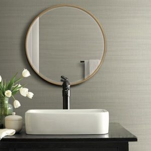 WASHED LINEN WALLPAPER-MAGNOLIA HOME BY JOANNA GAINES OM3663